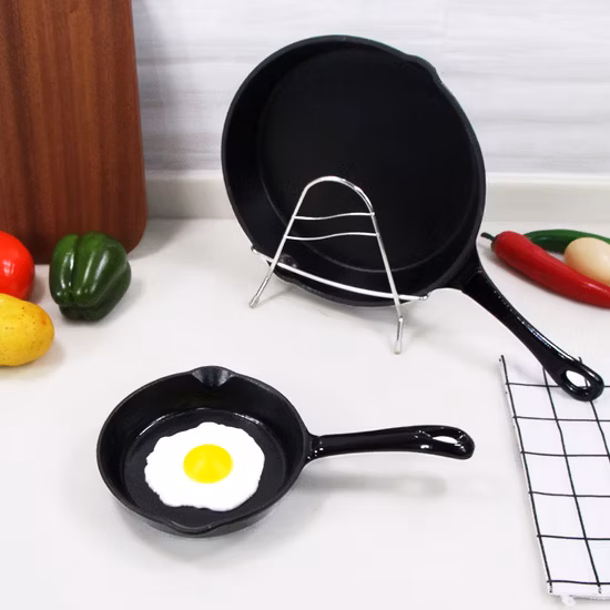 Emaille-Pfanne für die Küche, antihaftbeschichtet, 3-teiliges Set, Emaille-Gusseisen-Bratpfanne